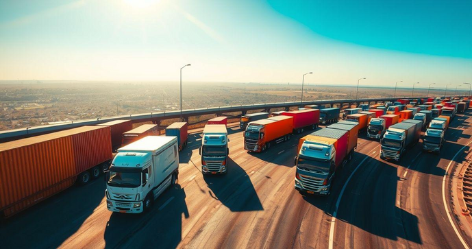 Transporte terrestre de mercadorias: soluções eficientes para sua logística Transporte terrestre de mercadorias: soluções eficientes para sua logística